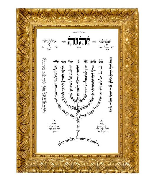 תמונה של סגולת "למנצח בנגינות"  על קלף