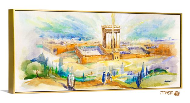 תמונה של "הר הקודש" ציור בית המקדש במבצע