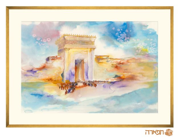 Picture of "Mikdash Melech" – Beit HaMikdash painting