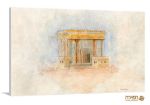 Picture of  "Ratzuf Ahavah" – Beit HaMikdash painting 50*70 cm on sale