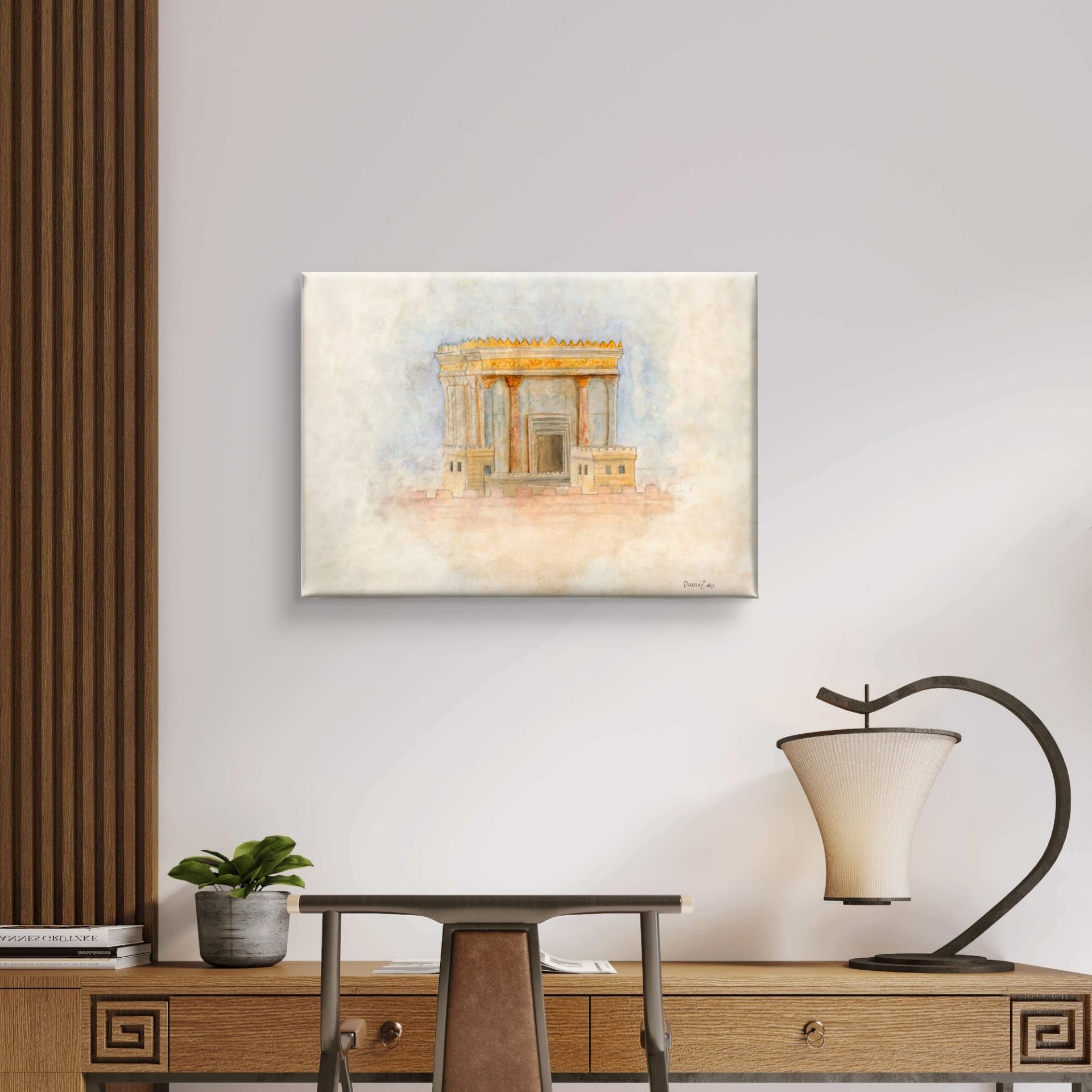 Picture of  "Ratzuf Ahavah" – Beit HaMikdash painting 50*70 cm on sale
