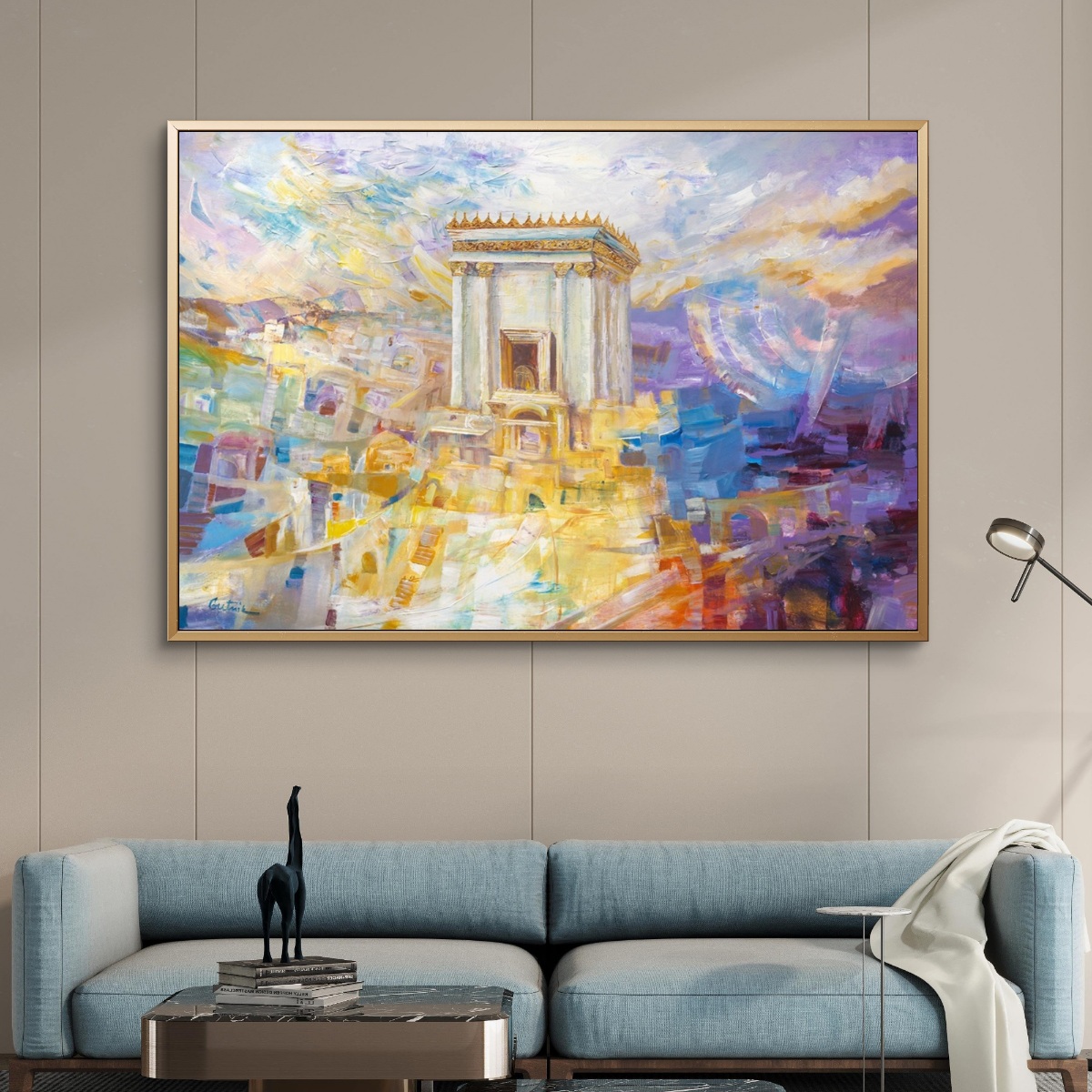 Picture of "Har Moed" – Beit HaMikdash painting 