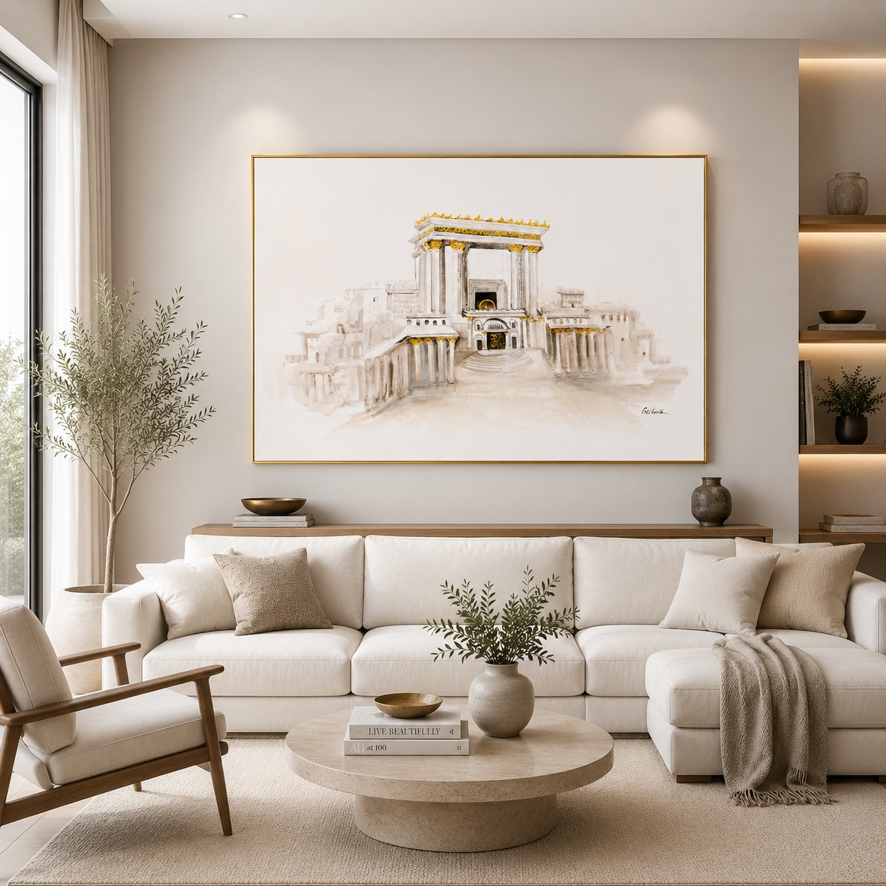 Picture of "Geula" – Beit HaMikdash painting 