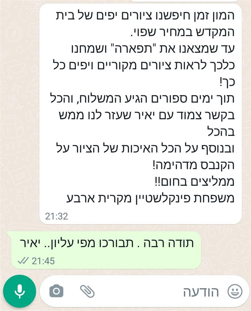 המלצה 1